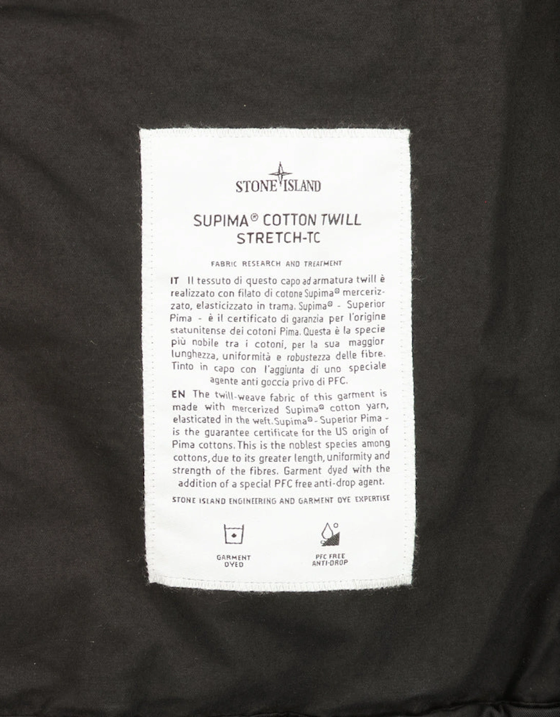 Supima Cotton Twill Hooded Jacket