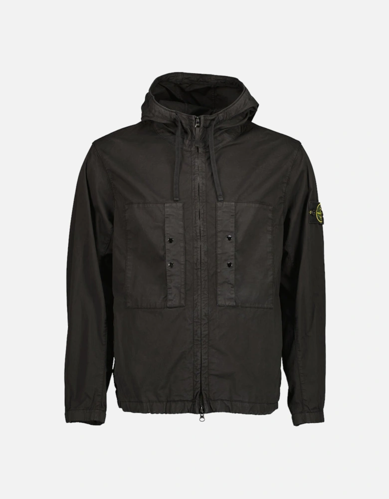 Supima Cotton Twill Hooded Jacket
