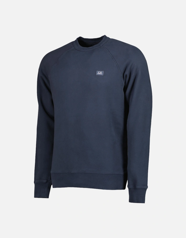 Brushed Fleece Logo Patch Sweatshirt