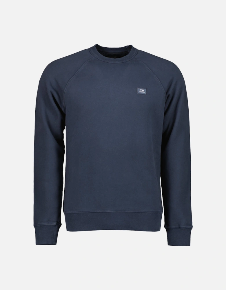 Brushed Fleece Logo Patch Sweatshirt