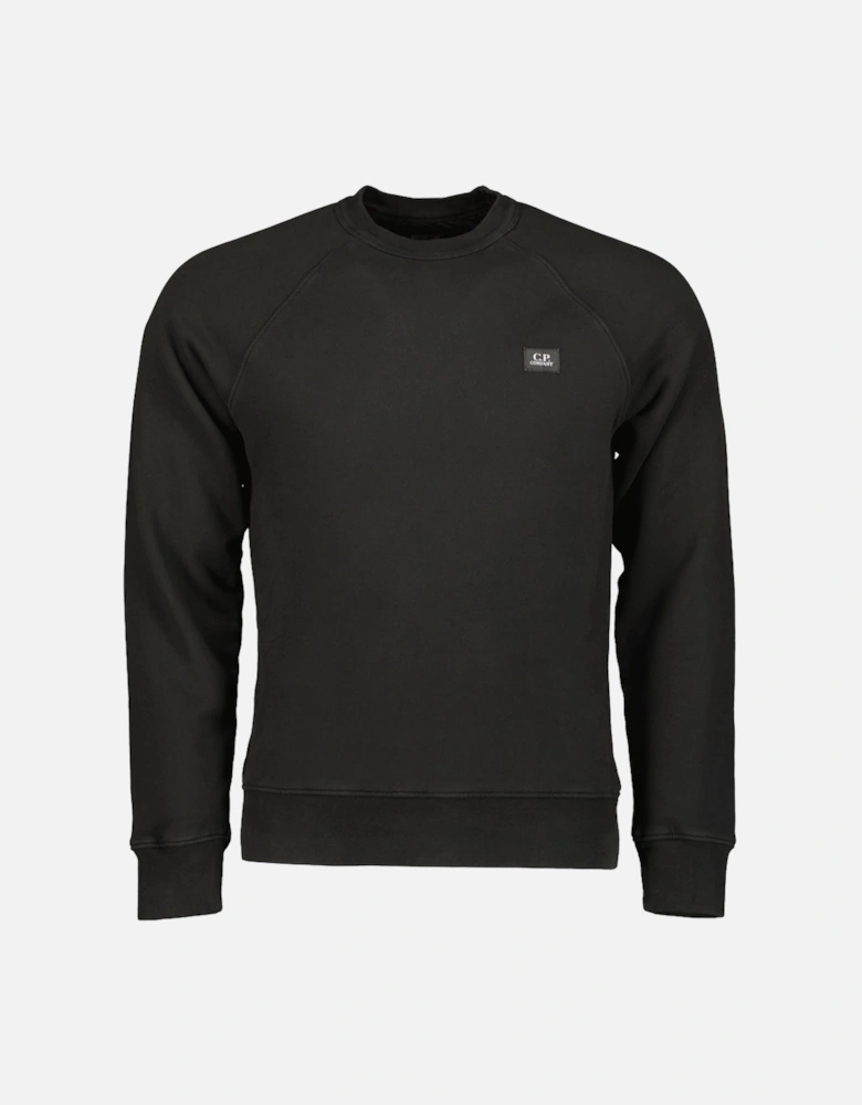 Brushed Fleece Logo Patch Sweatshirt