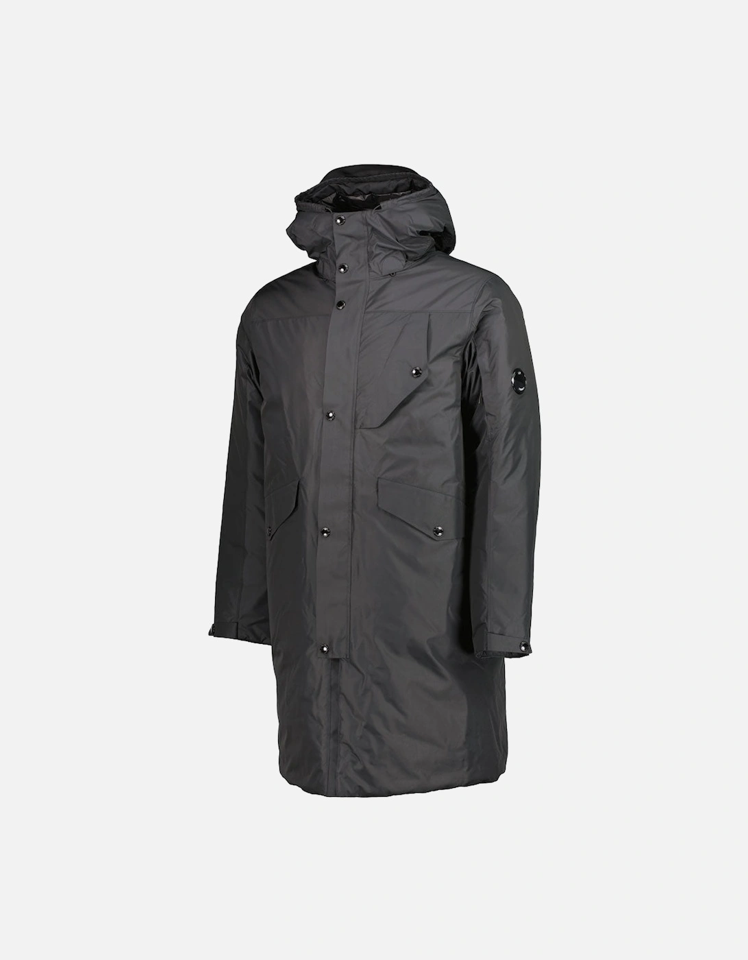 Long Micro-M Down Lens Parka
