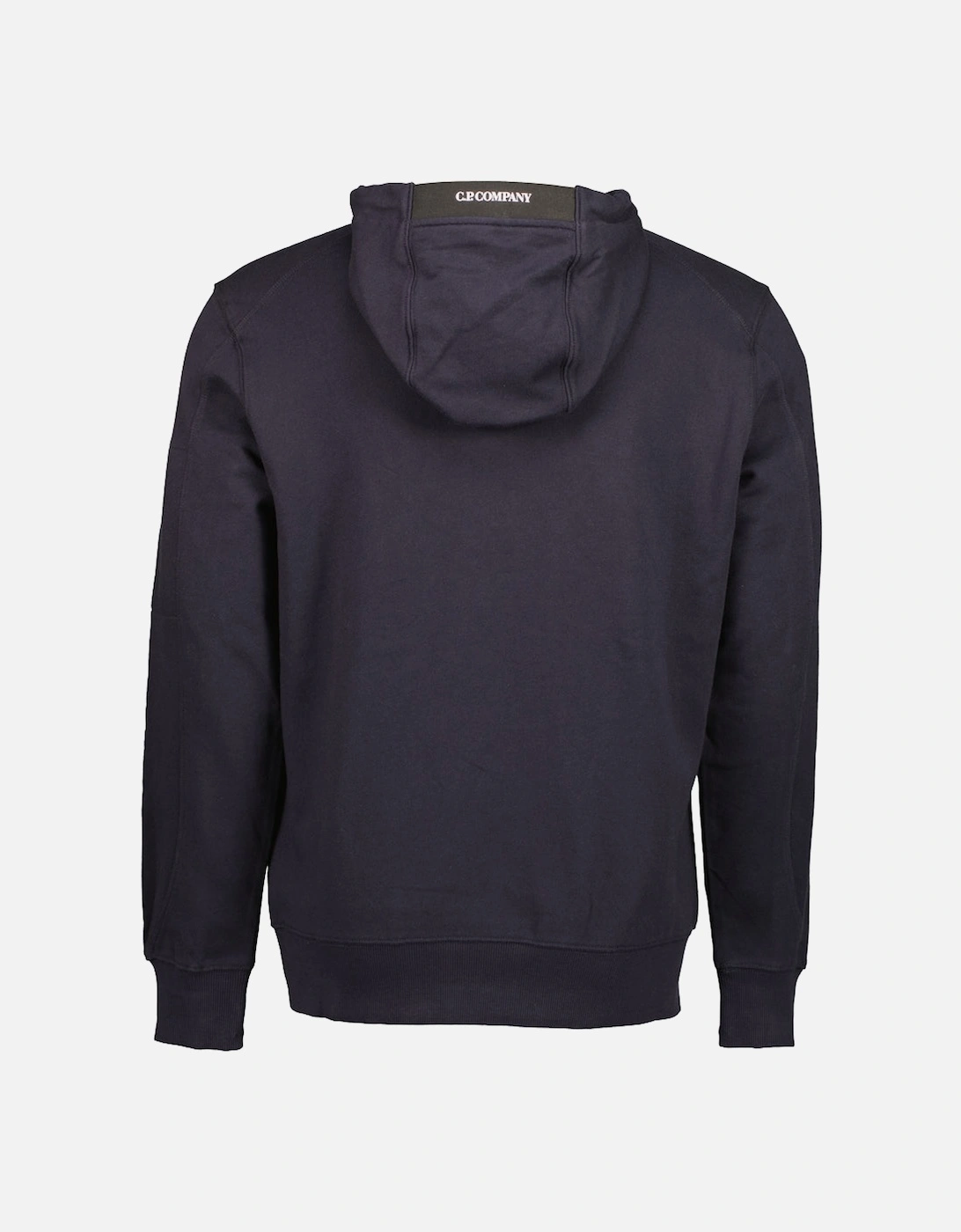 Diagonal Raised Fleece Lens Hoodie