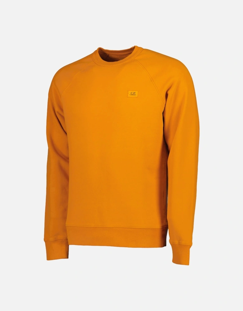 Brushed Fleece Logo Patch Sweatshirt