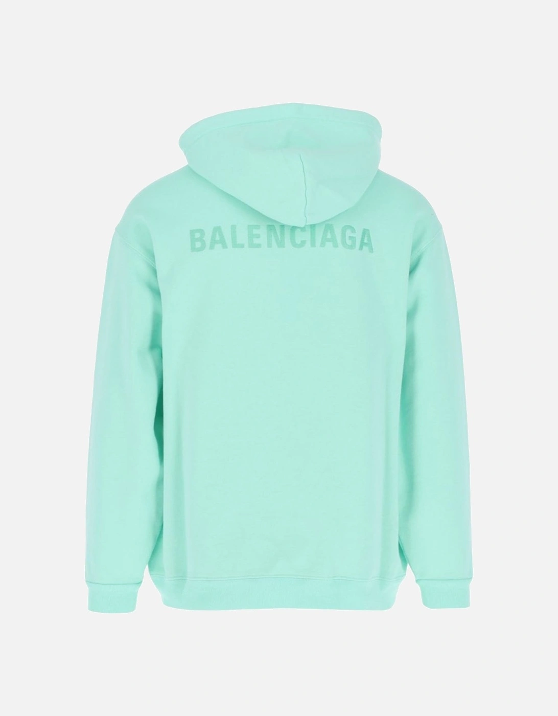 Embroidered Logo Hooded Sweatshirt Mint Green