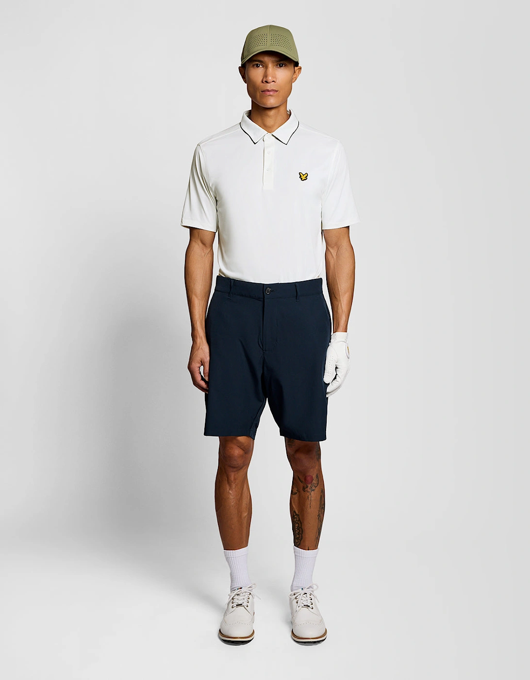 Contrast Collar Polo Shirt