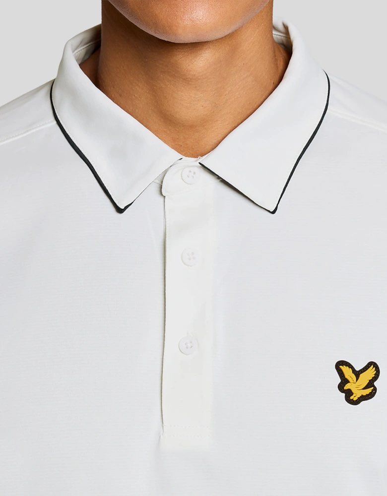 Contrast Collar Polo Shirt