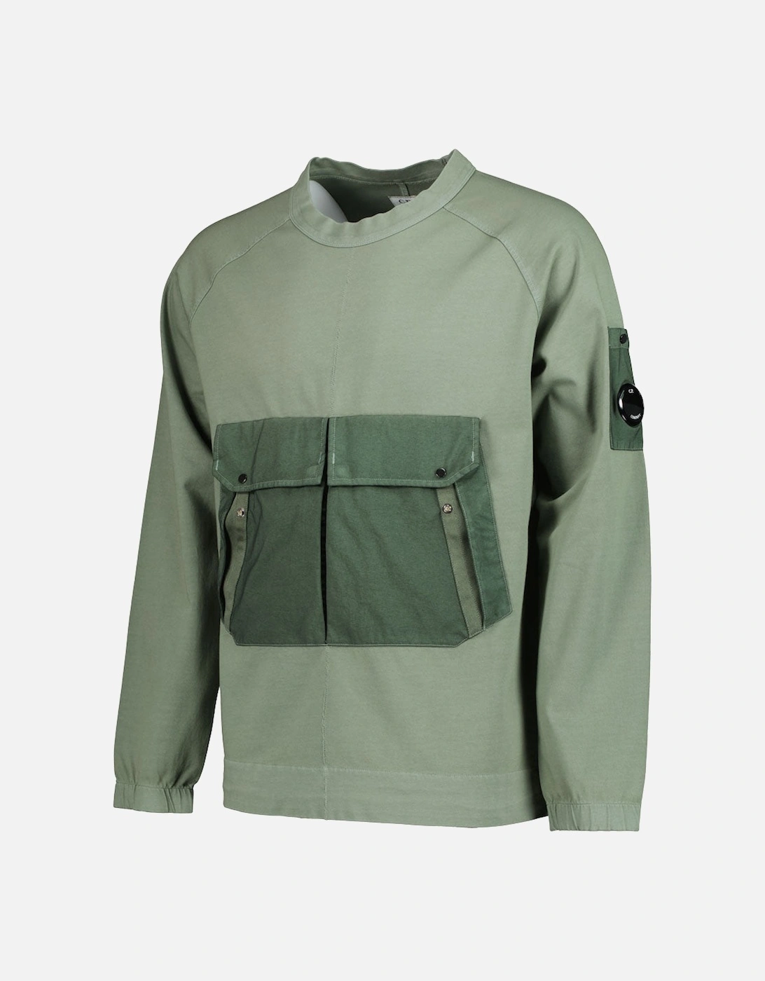 C.P. Mixed Heavy Jersey Lens Sweatshirt