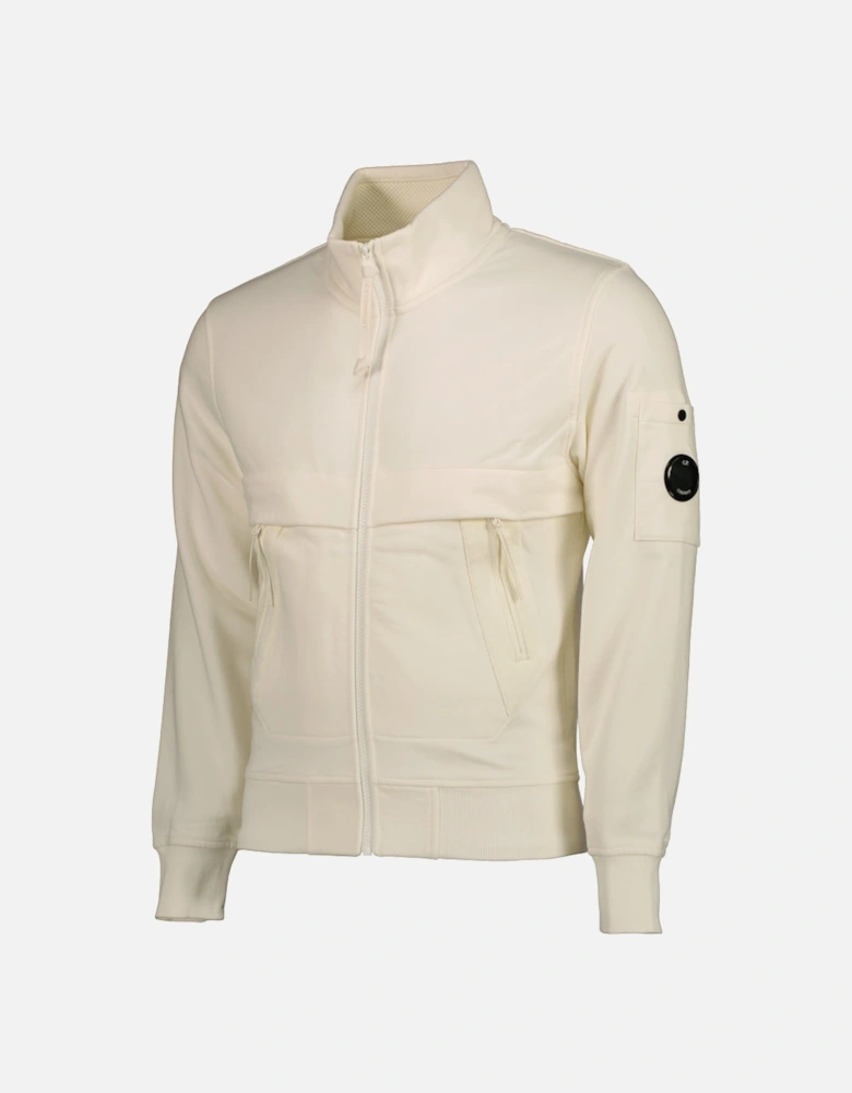 Zipped Fleece Lens Sweatshirt