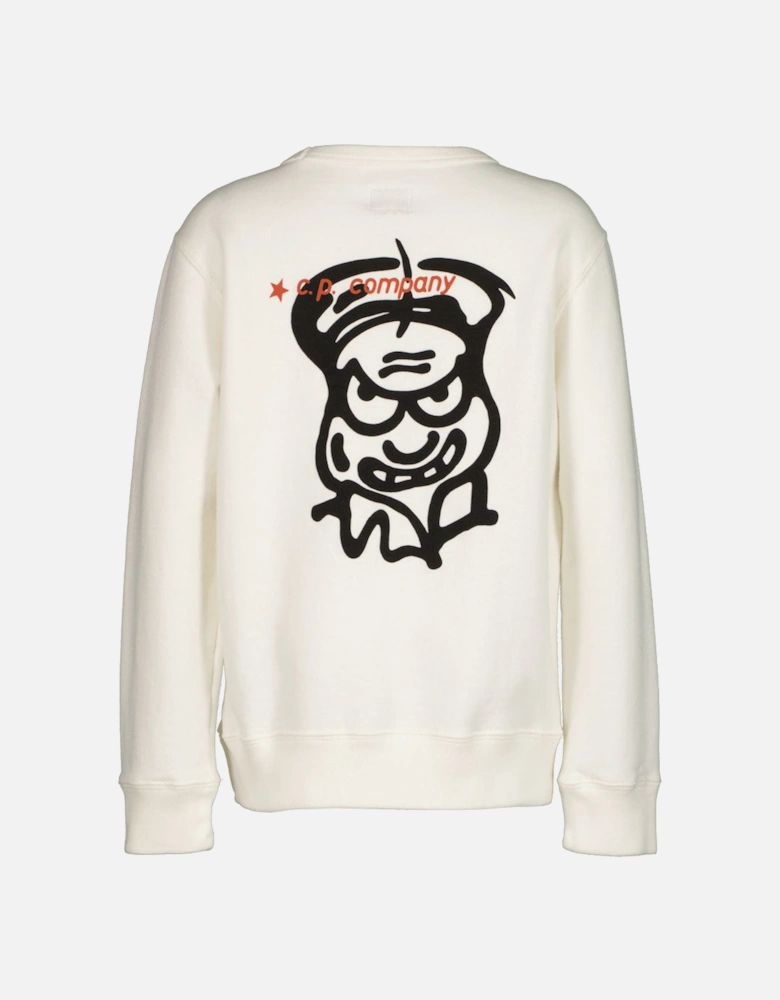 C.P. Junior Comics And Cars Logo Sweatshirt