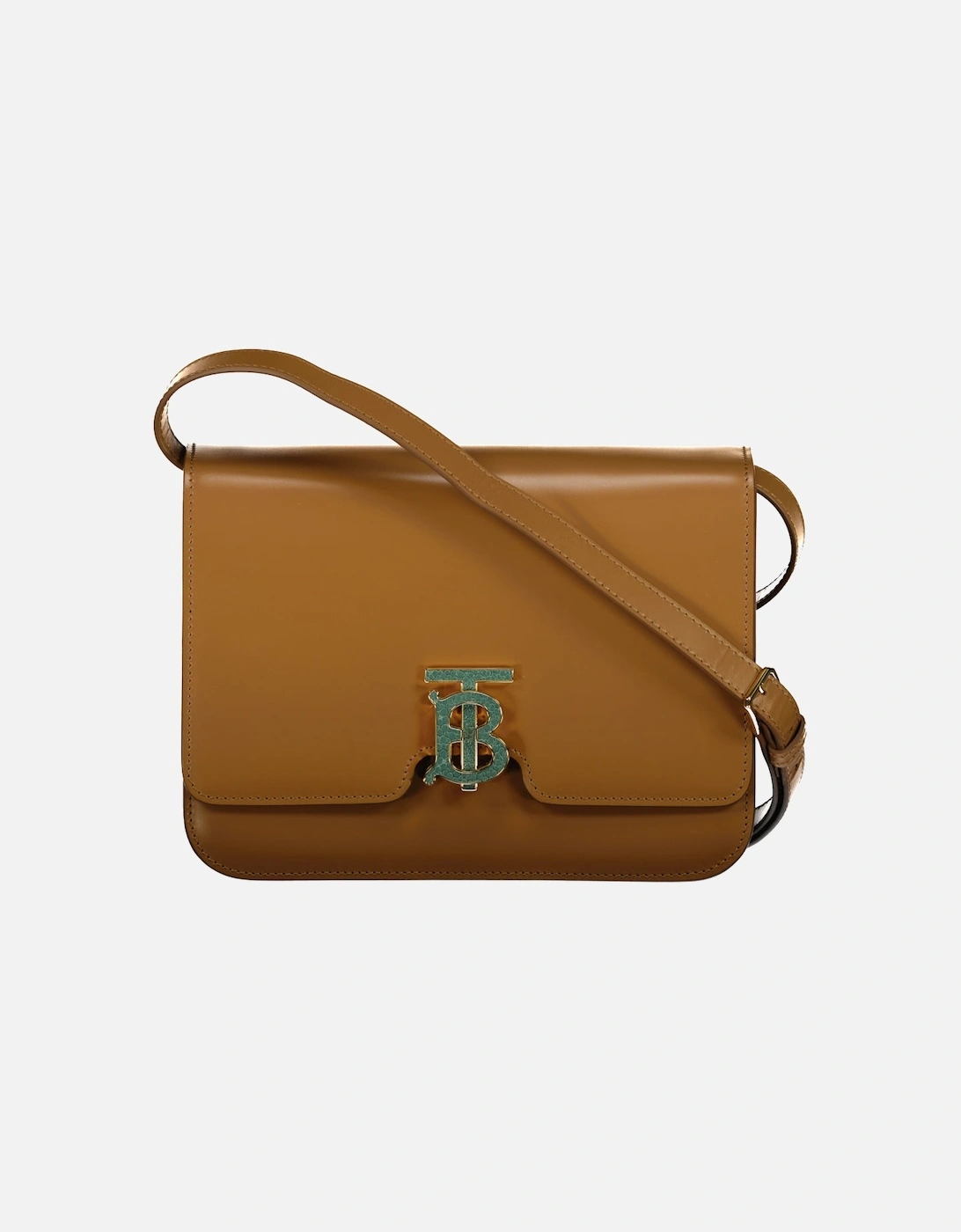 Burberry Women's Brown Medium Tb Leather Shoulder Bag - Size: Uni