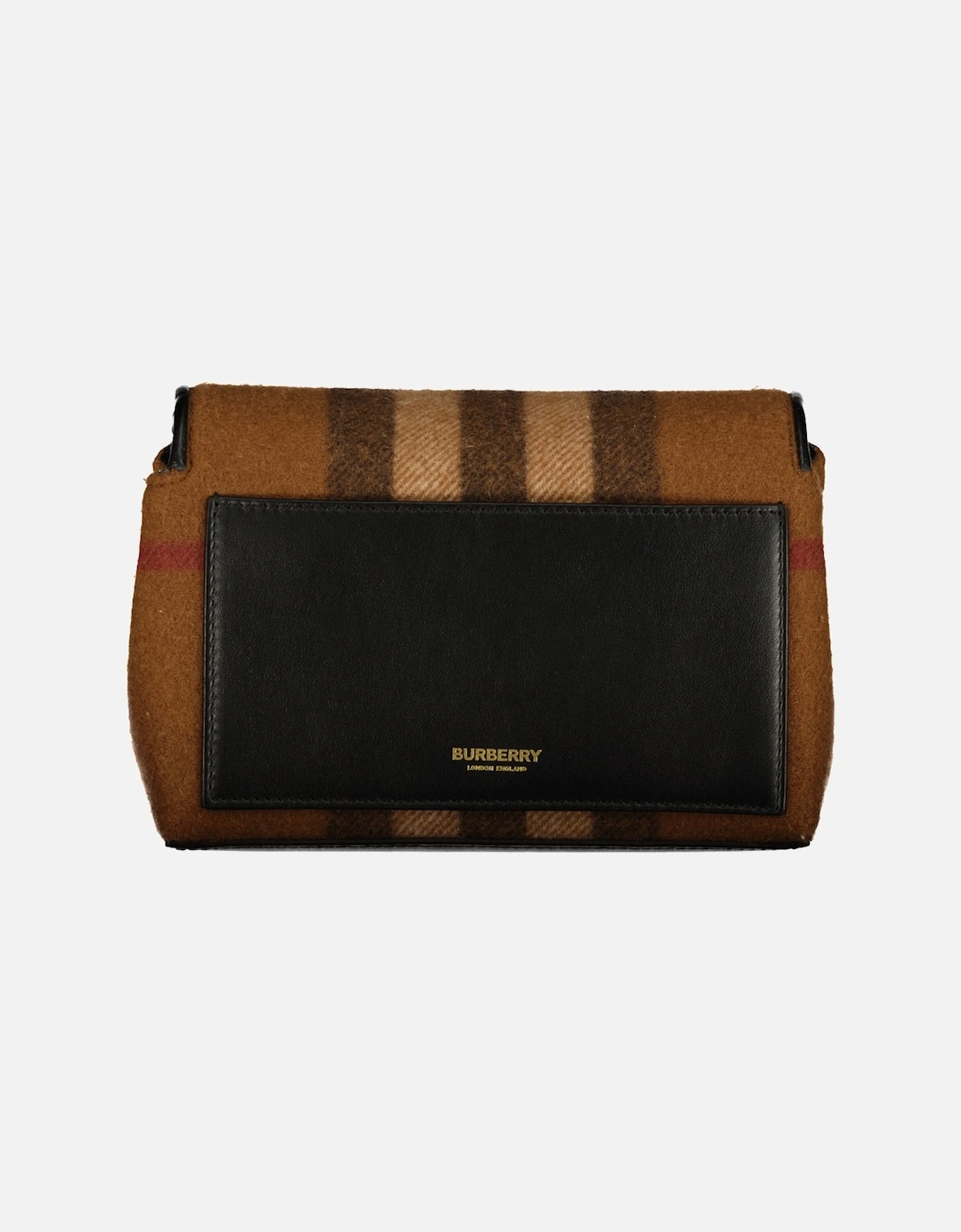 Small Check Cashmere Crossbody Bag