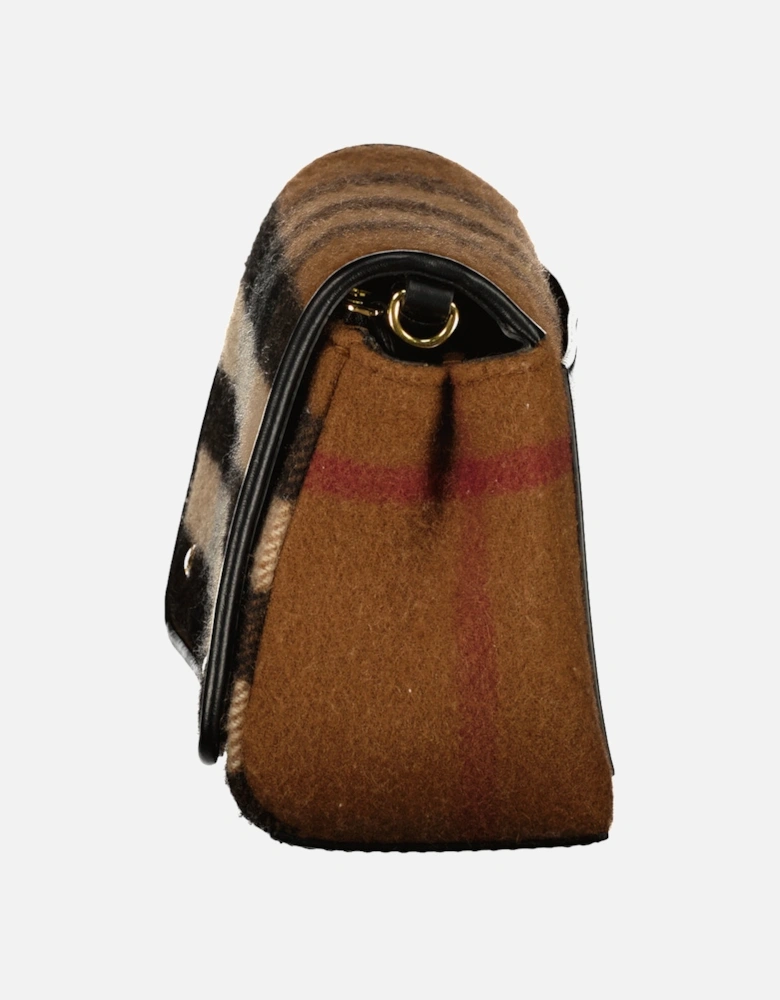 Small Check Cashmere Crossbody Bag
