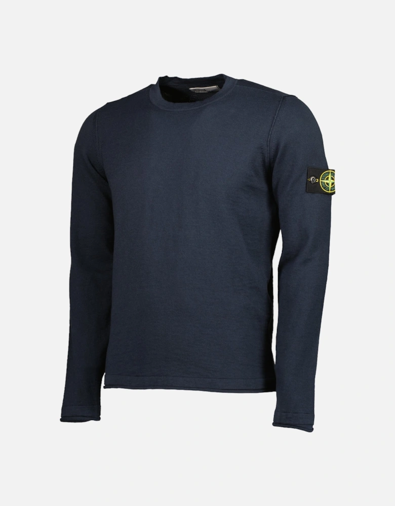 Organic Cotton With Nylon Crewneck Knit