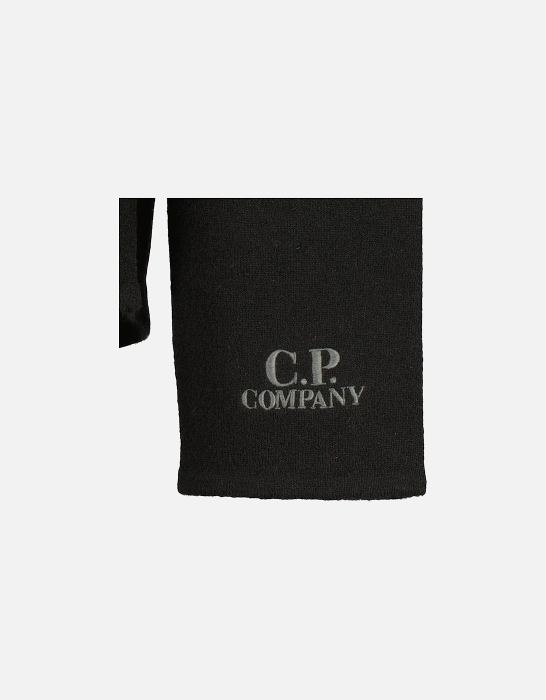Embroidered Cuff Logo Zip Knit