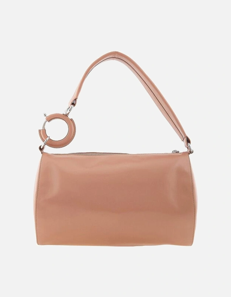 Small Rhombi Leather Shoulder Bag