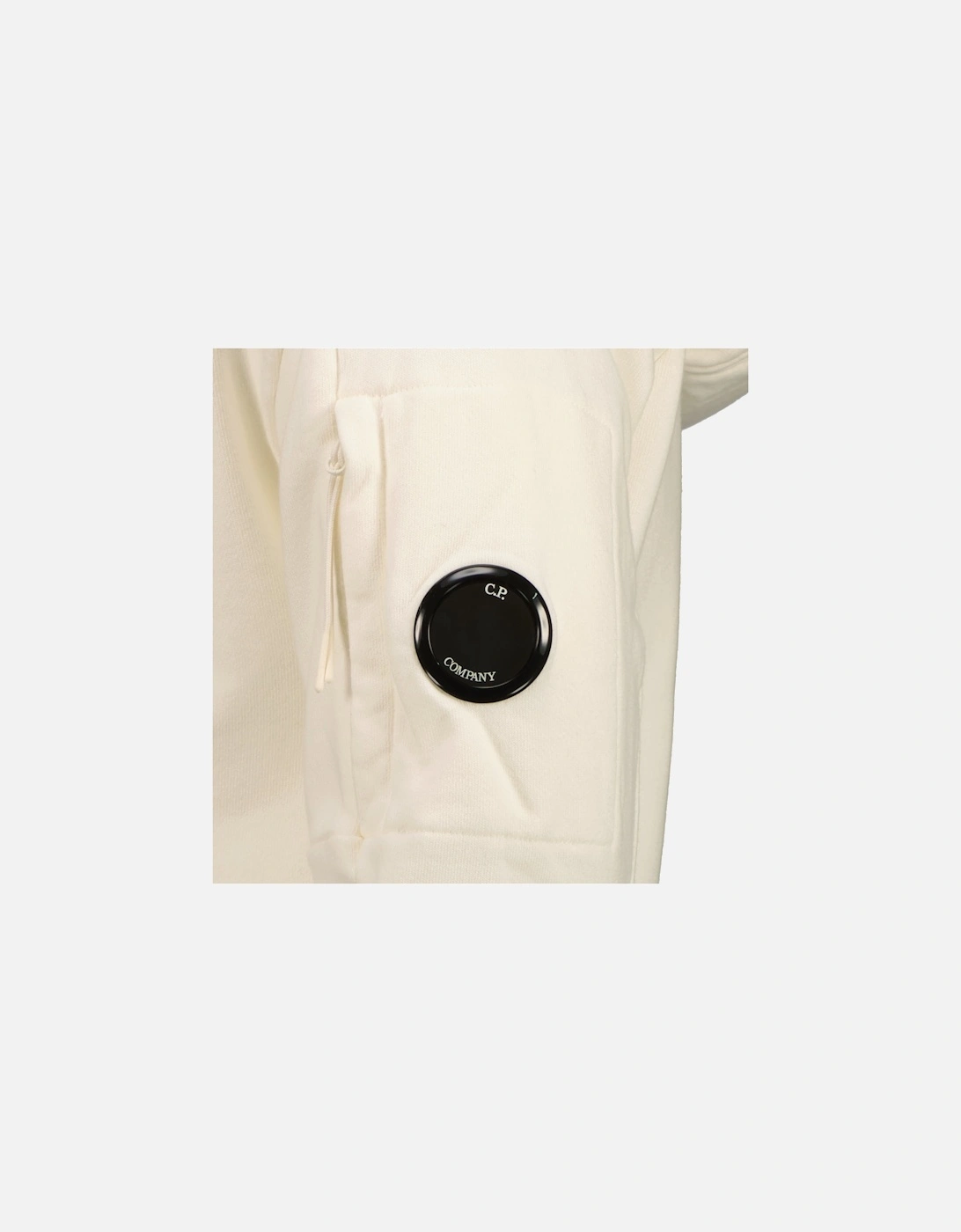 Diagonal Raised Fleece Lens Zip Hoodie