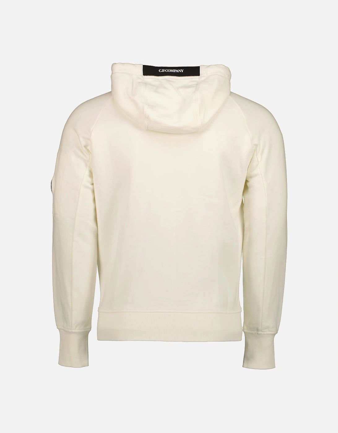 Diagonal Raised Fleece Lens Zip Hoodie