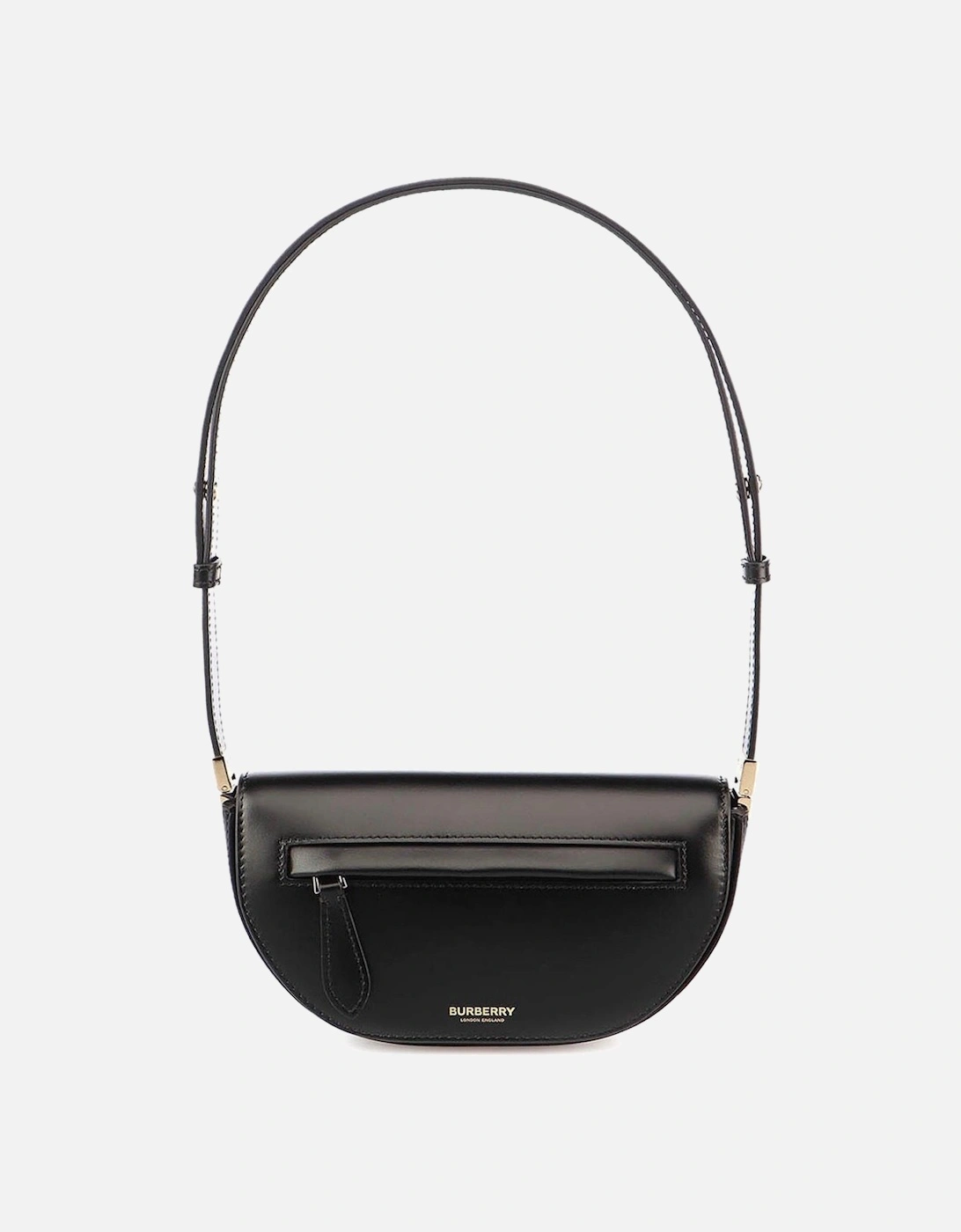 Burberry Women's Black Mini Leather Zip Olympia Bag - Size: Uni