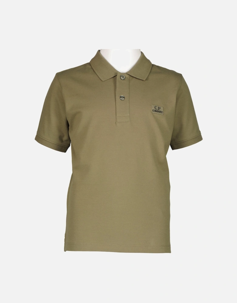 Junior Logo Patch Polo Shirt