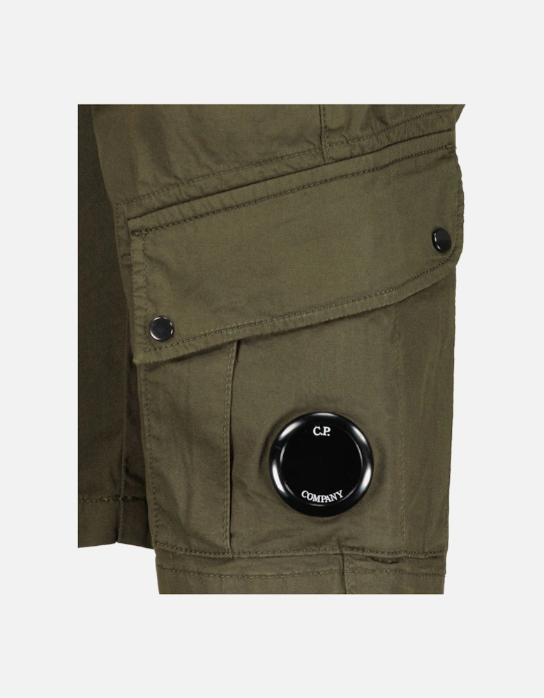 C.P. Junior Stretch Gabardine Lens Cargo Shorts