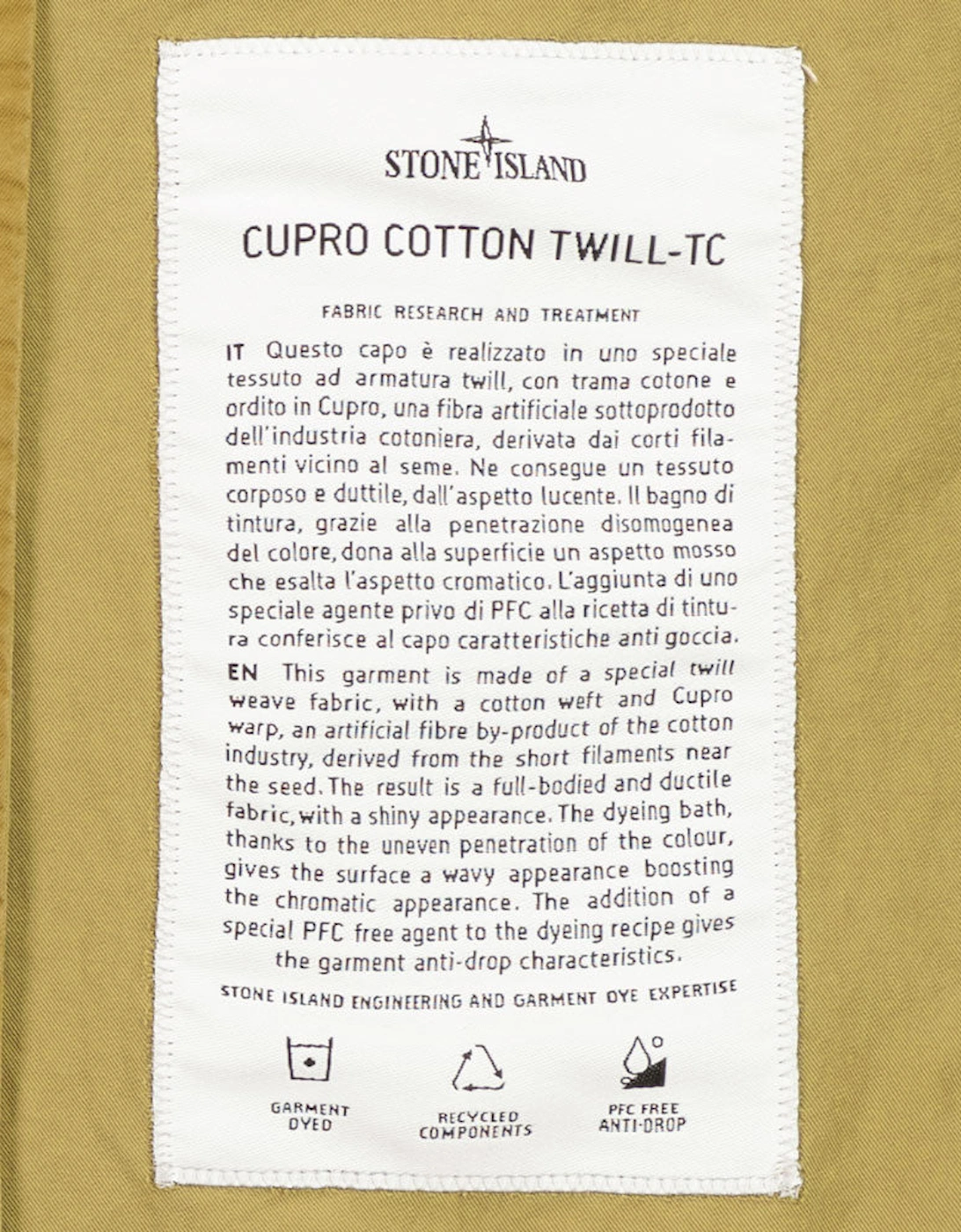 Cupro Cotton Twill-TC Jacket