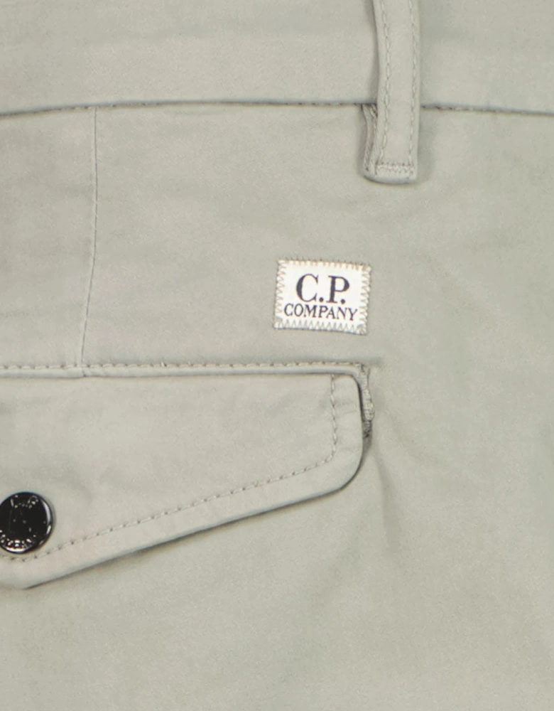 Stretch Satin Lens Cargo Pants