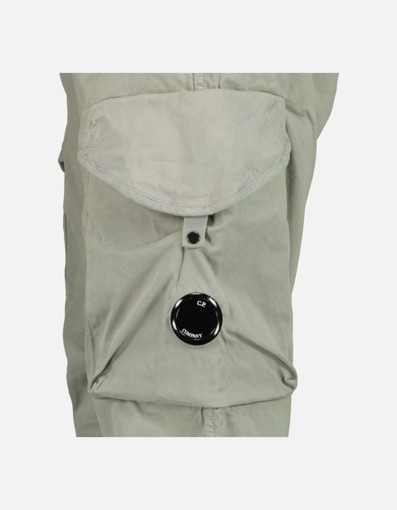 Stretch Satin Lens Cargo Pants