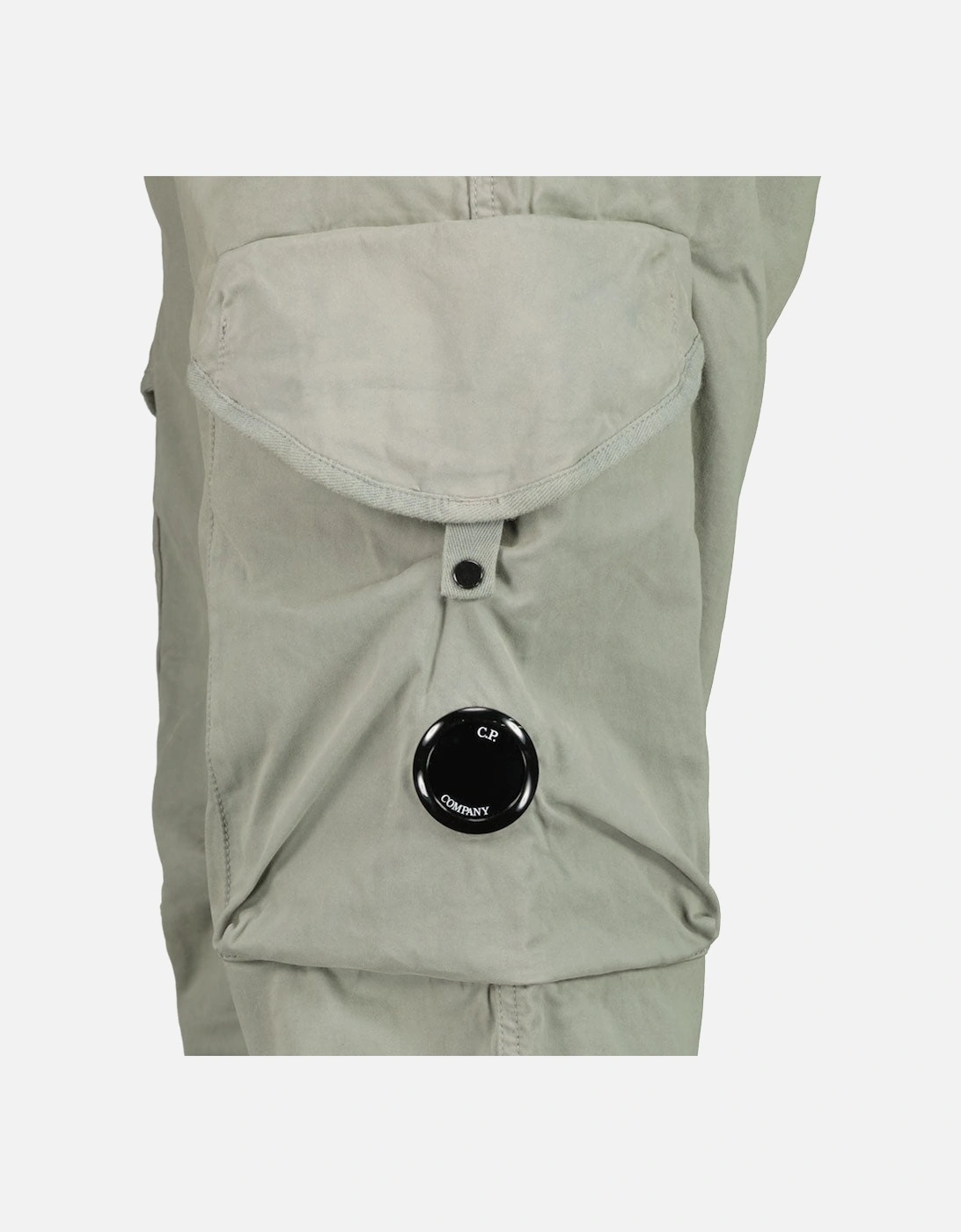 Stretch Satin Lens Cargo Pants