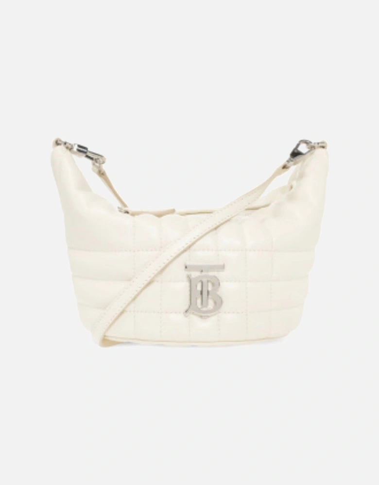 Lola Crescent Quilted Leather Shoulder Bag