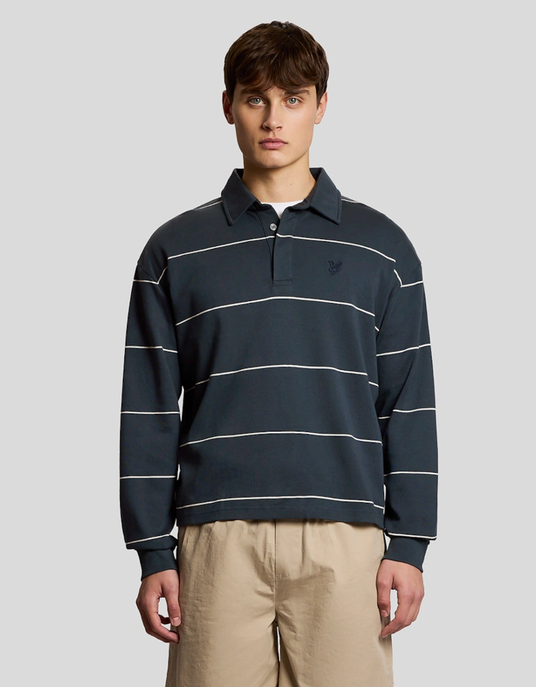 Rugby Stripe Polo Shirt