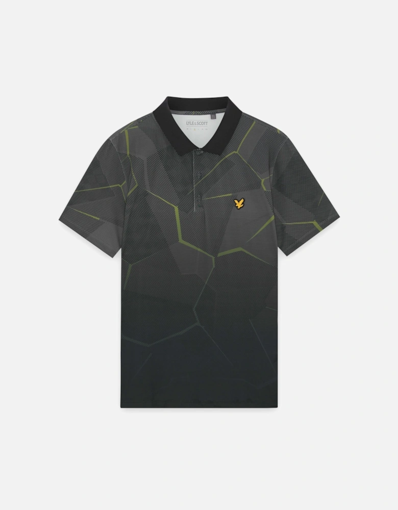 Geometric Graphic Polo Shirt