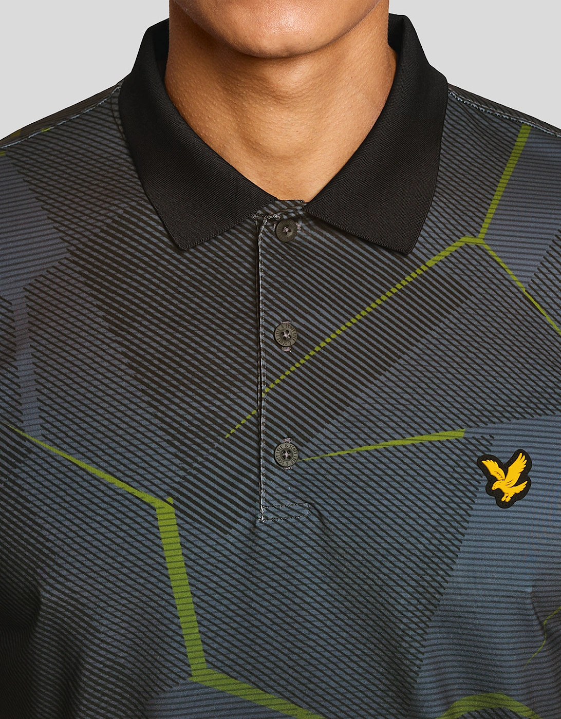 Geometric Graphic Polo Shirt