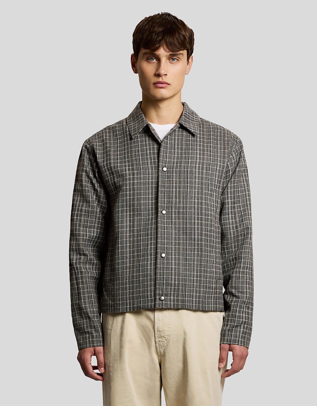 Lightweight Check Overshirt, 7 of 6