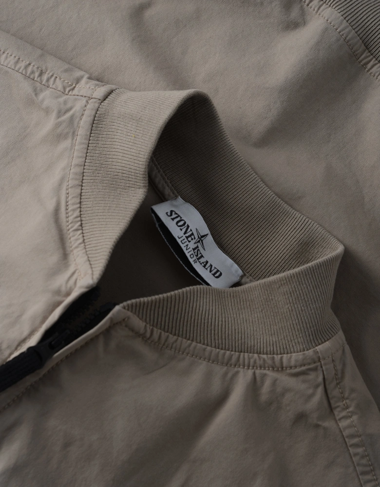 Kids Bomber Jacket Beige