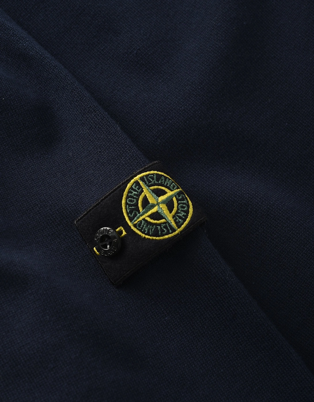 Kids Knitted LS Polo Navy