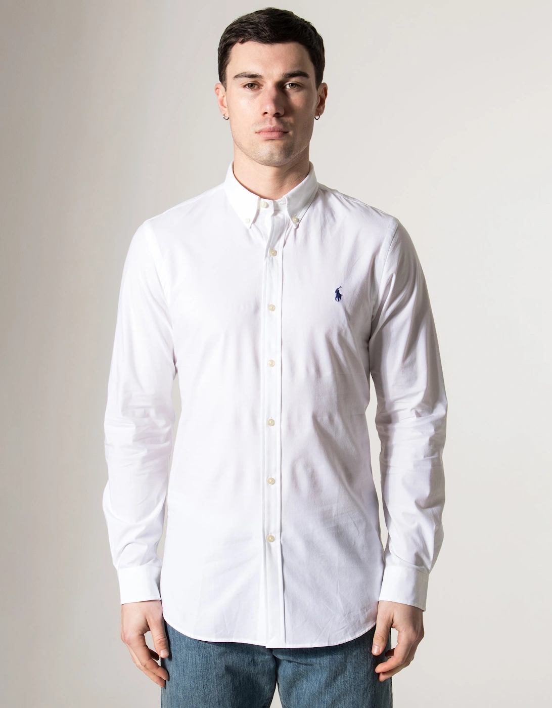Slim Fit Stretch Poplin Shirt