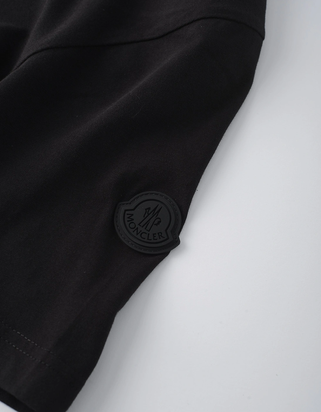 Branded Cotton T Shirt Black