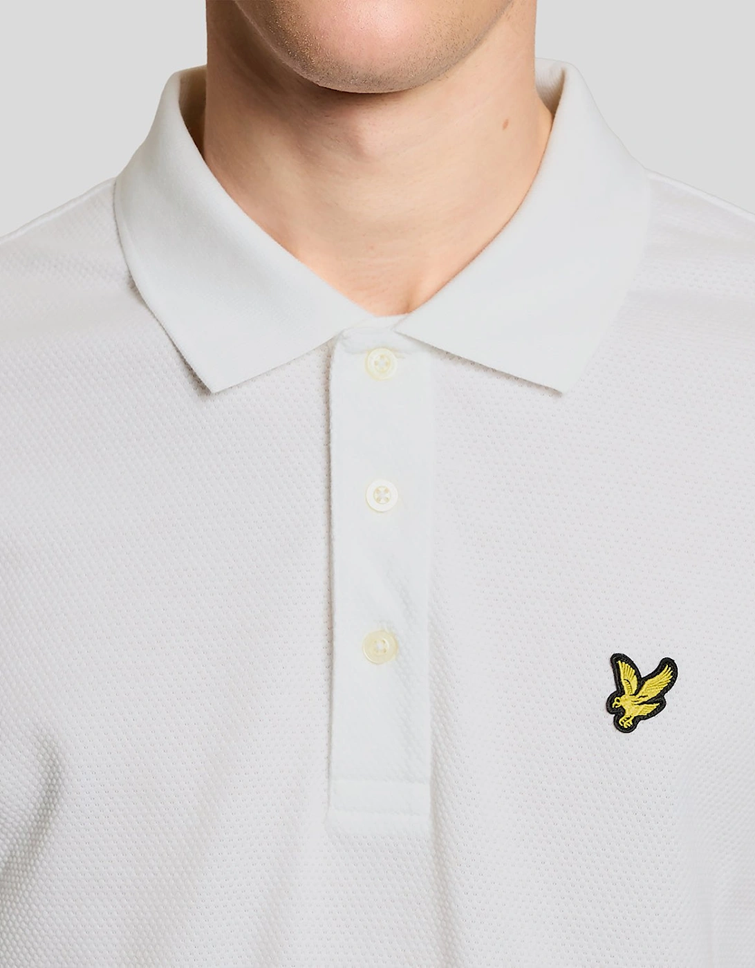 Textured Jacquard Polo Shirt