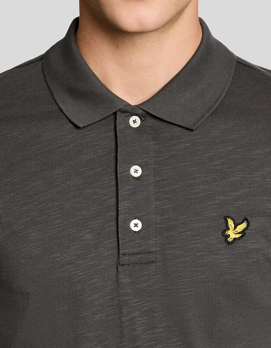 Fine Cotton Slub Polo Shirt