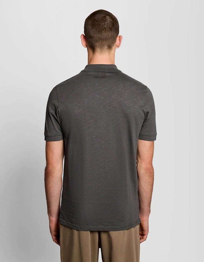 Fine Cotton Slub Polo Shirt