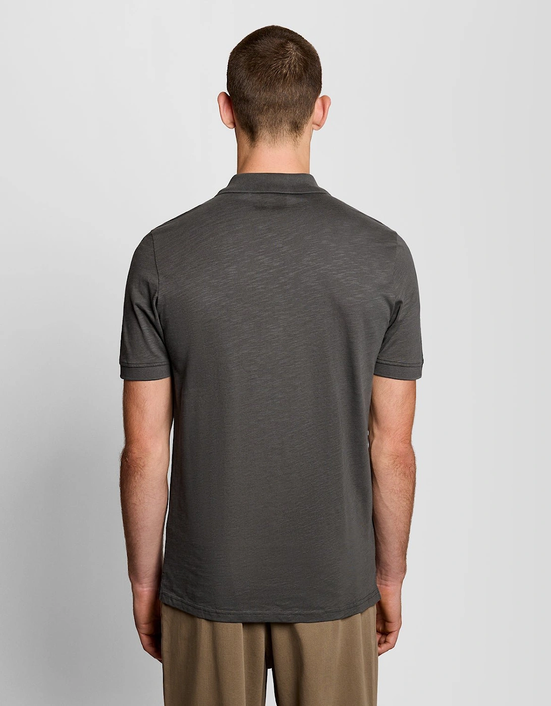 Fine Cotton Slub Polo Shirt