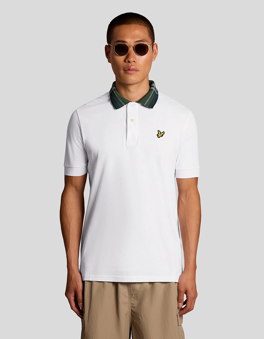 Tartan Collar Polo Shirt, 7 of 6