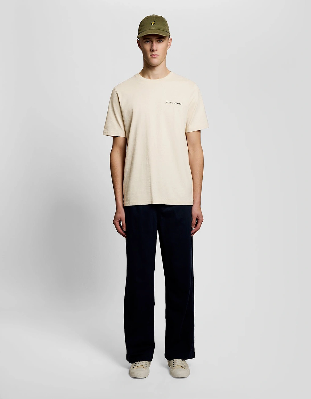 Script Logo Cotton Crew Neck T-Shirt