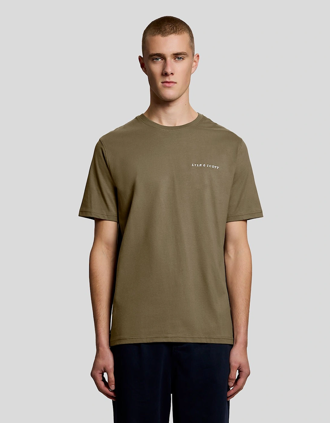 Script Logo Cotton Crew Neck T-Shirt, 7 of 6