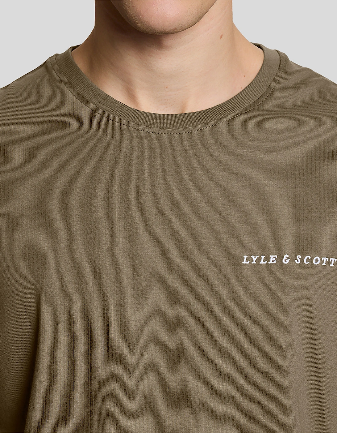 Script Logo Cotton Crew Neck T-Shirt