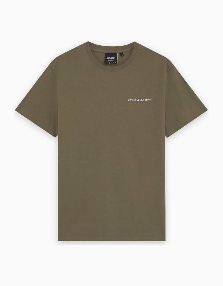 Script Logo Cotton Crew Neck T-Shirt