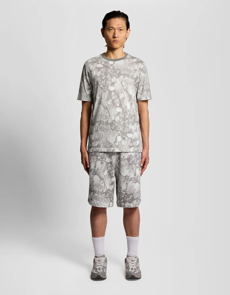 Industrial Graphic Print T-Shirt