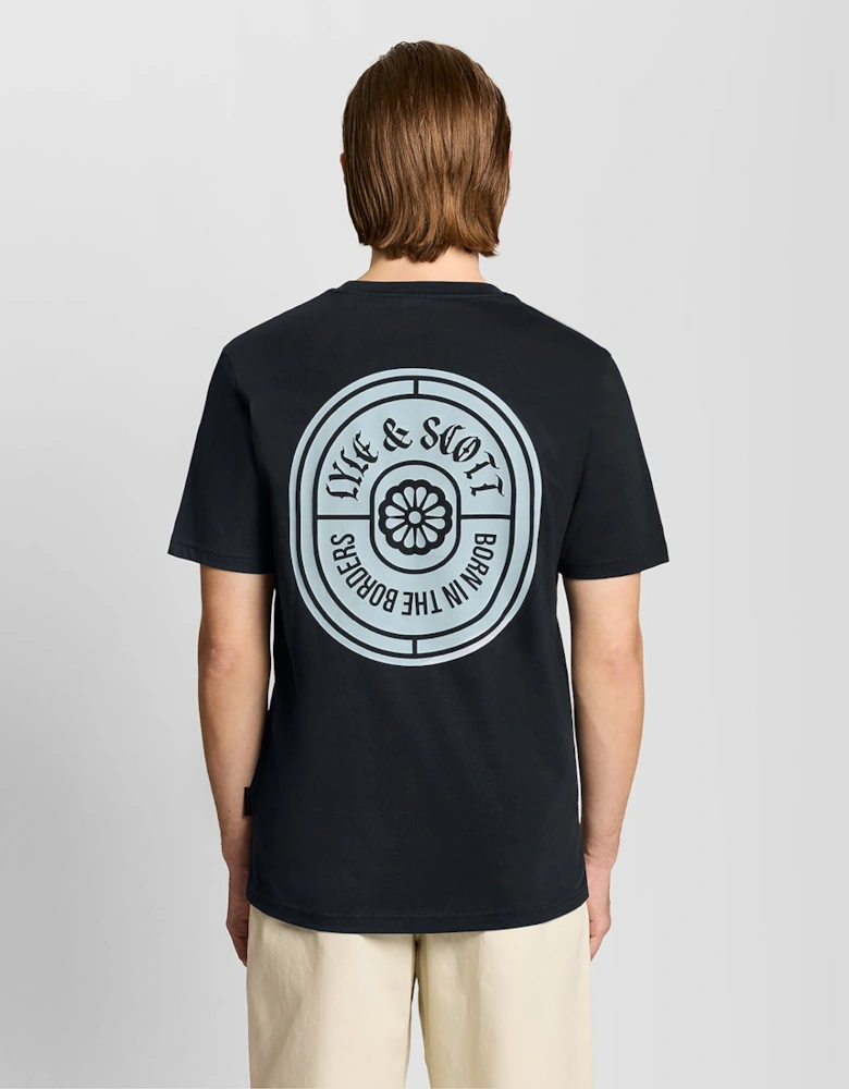Graphic Badge Cotton T-Shirt