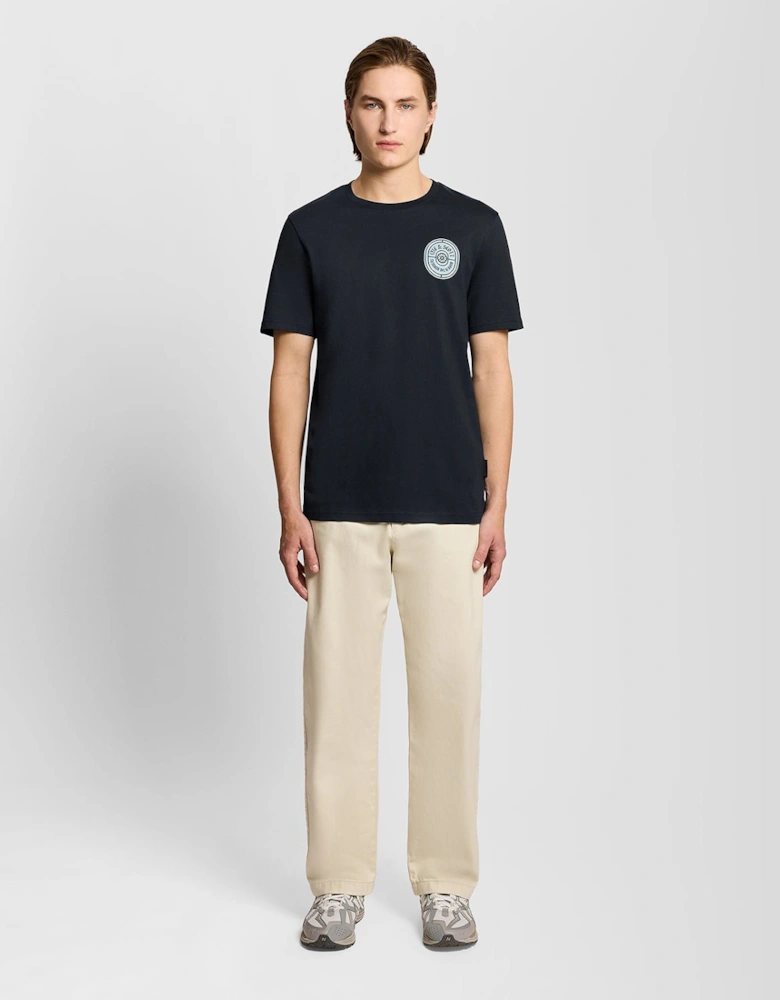 Graphic Badge Cotton T-Shirt